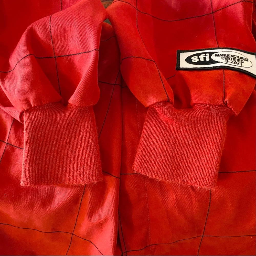 Jacket - G Force Auto Racing - Red  SFI 3-2A/1 ~ Med ~ Fire Retardant (FR) - VGC - Picture 5 of 10